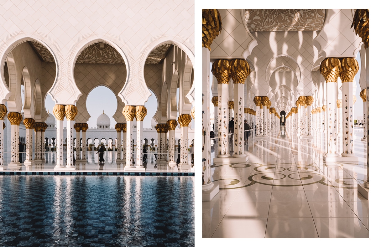 Que faire à Abu Dhabi-Abu Dhabi-Grande mosquee Abu Dhab-Moyen Orient-Emirats